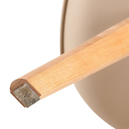 Stoelen Eetkamer Met Beuken Poten Set van 2/4-Licht Khaki - TULIP