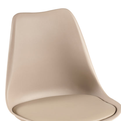 Stoelen Eetkamer Met Beuken Poten Set van 2/4-Licht Khaki - TULIP