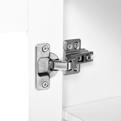VIDOR Dressoir, keukenkast met magnetronrek - wit