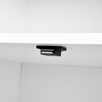 VIDOR Dressoir, keukenkast met magnetronrek - wit