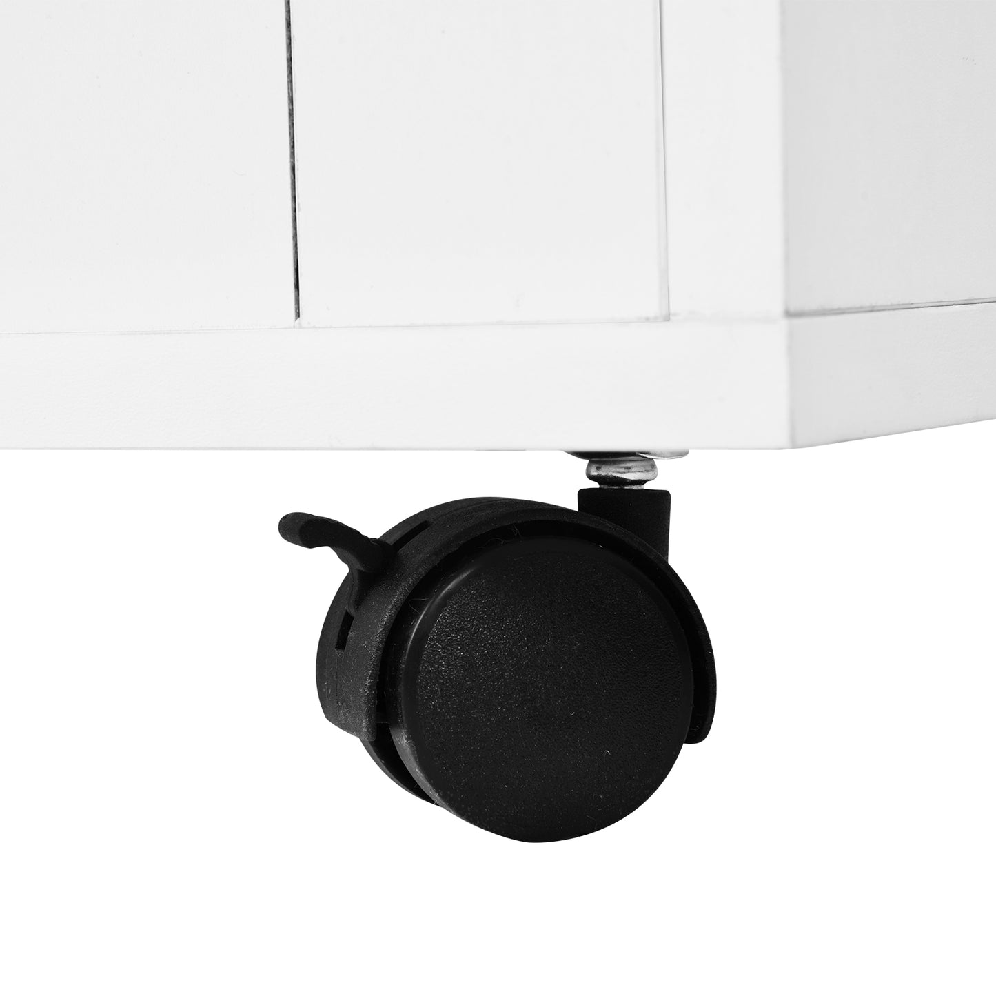 VIDOR Dressoir, keukenkast met magnetronrek - wit