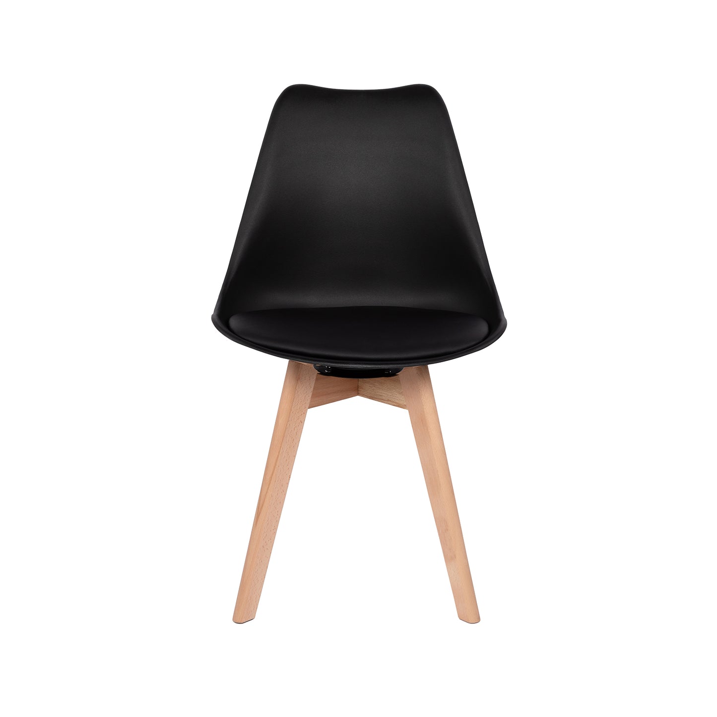 360° Armloze Draai Stoelen Set van 2/4 VINCO – Zwart/Wit/Grijs