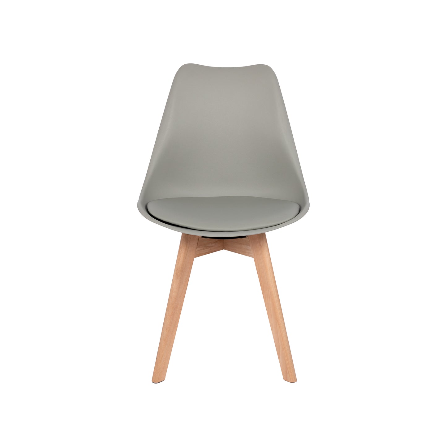 360° Armloze Draai Stoelen Set van 2/4 VINCO – Zwart/Wit/Grijs
