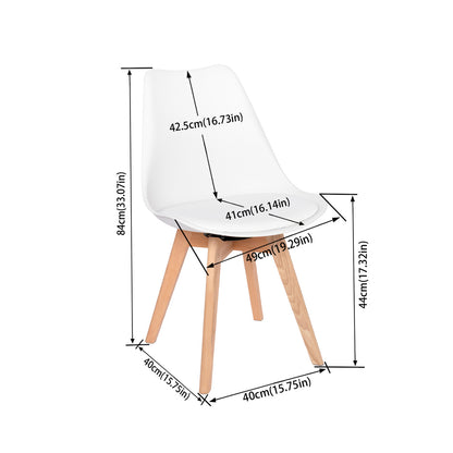 360° Armloze Draai Stoelen Set van 2/4 VINCO – Zwart/Wit/Grijs